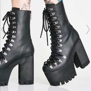 Dolls Kill Plaform Boots